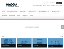 Tablet Screenshot of nexio.nl